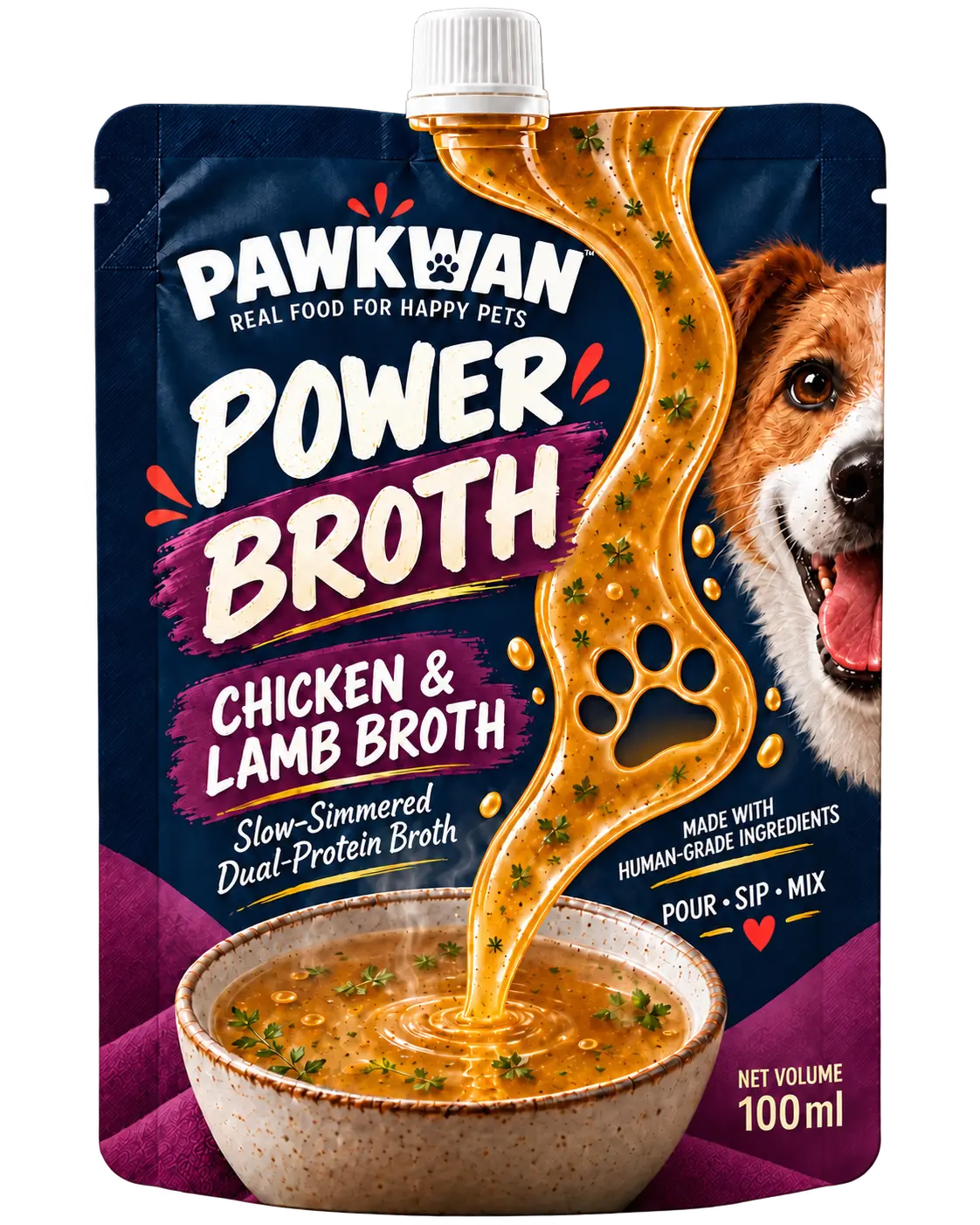 Chicken & Lamb Broth pouch